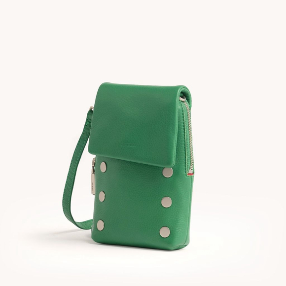 Hammitt VIP Mobile convertible crossbody bag Lime Zest green brushed silver new - Picture 2 of 8